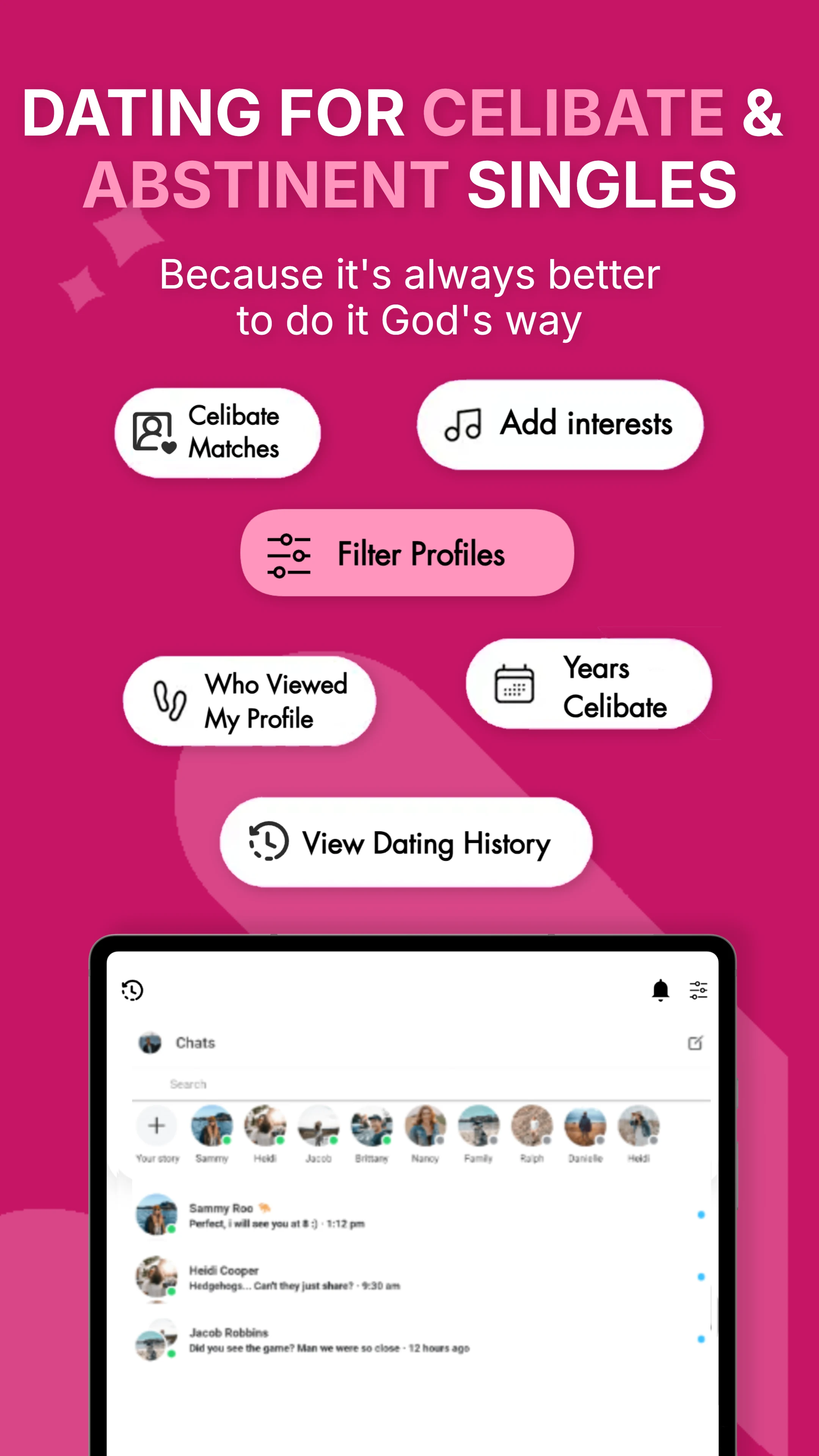 Celibate - Date with Intention screenshot
